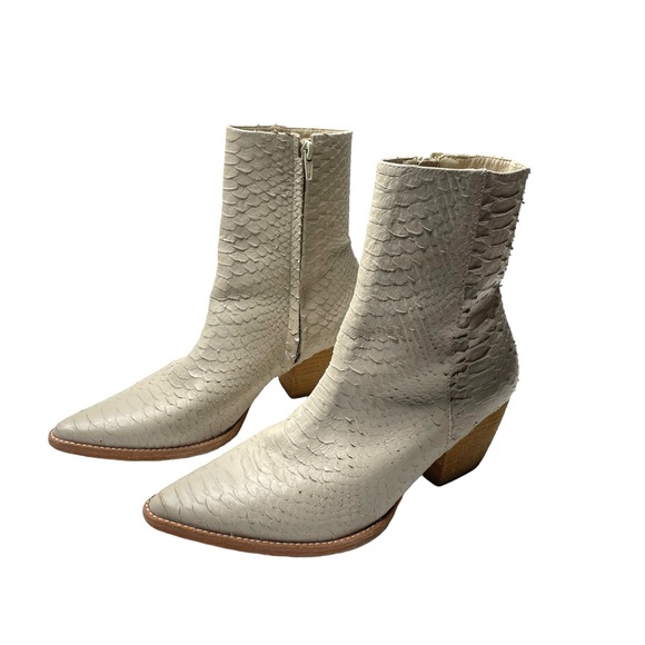 Matisse | Caty Boot in Ivory Snake 8 - Picture 3 of 14